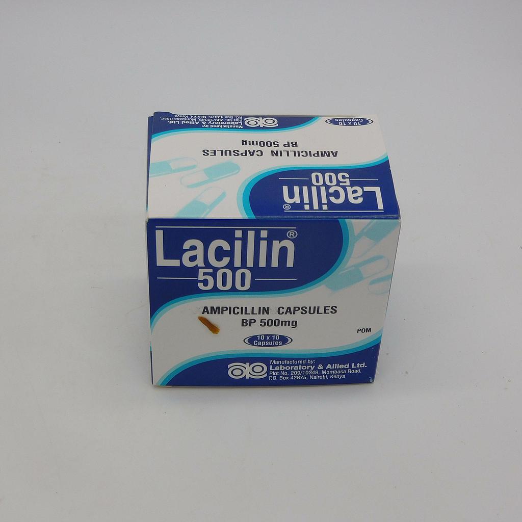 Ampicillin 500mg Capsules (Lacillin)