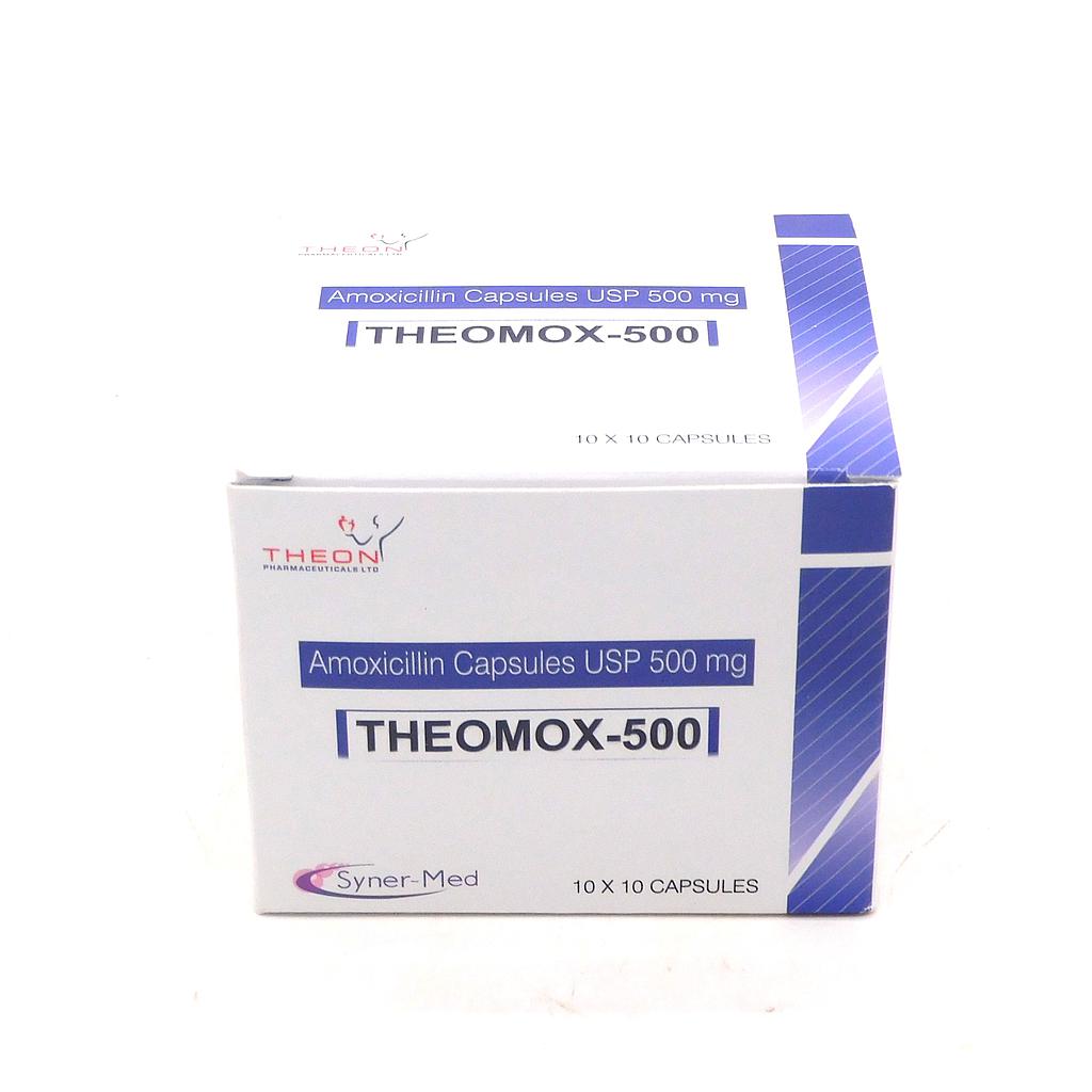 Amoxicillin 500mg Capsules (Theomox)