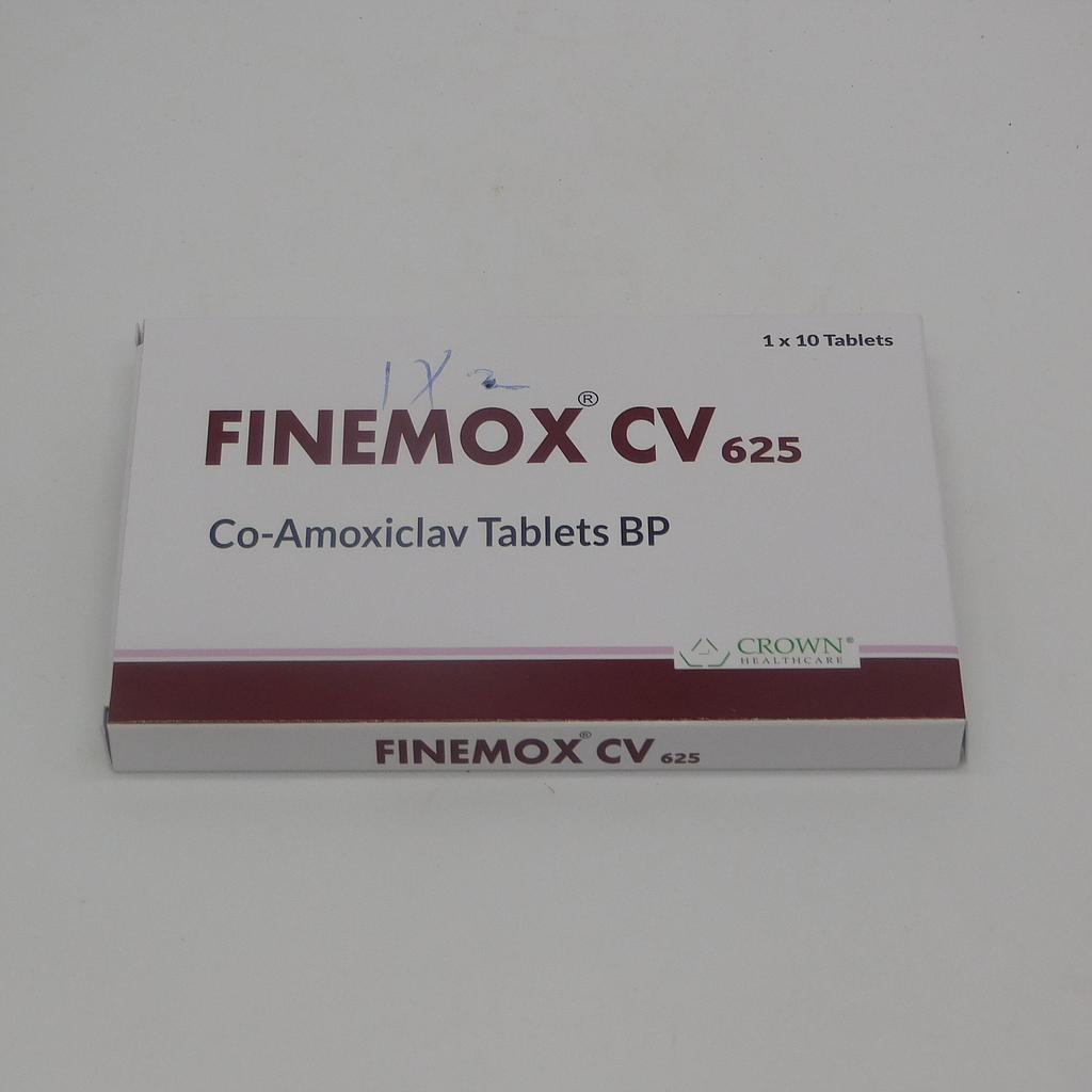Amoxicillin/Clavulanate Potassium 625mg Tablets (Finemox)