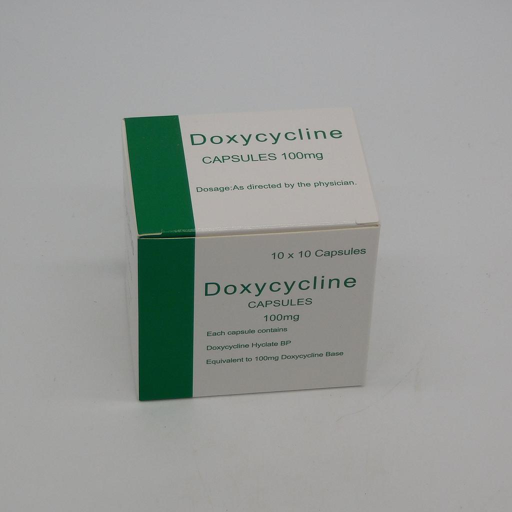 Doxycycline 100mg Capsules Blister (Jinzhou Jiuyang)