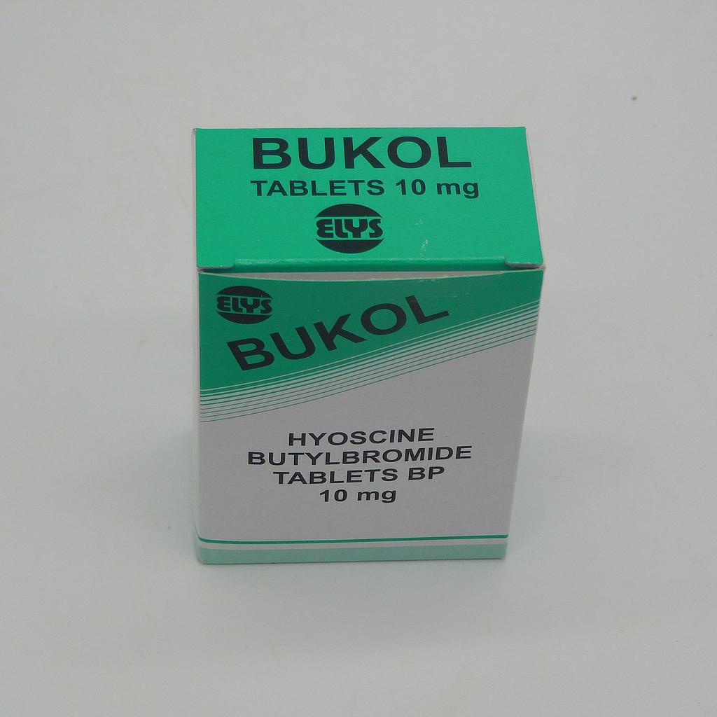 Hyoscine Butylbromide 10mg Tablets (Bukol)