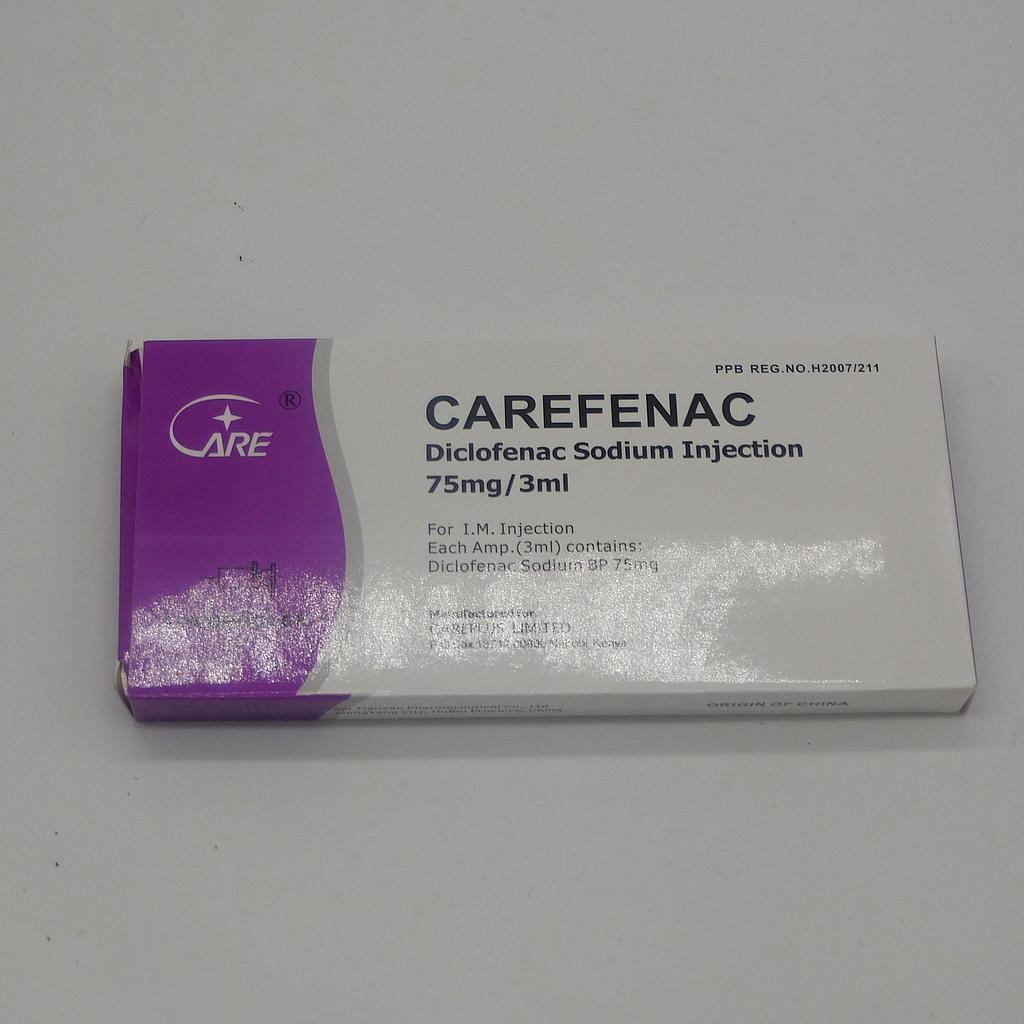 Diclofenac Injection 75mg/3ml (Carefenac)