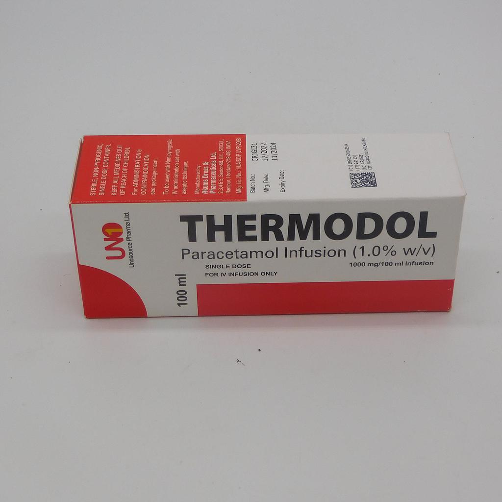 Paracetamol Infusion 100ml (Thermodol)