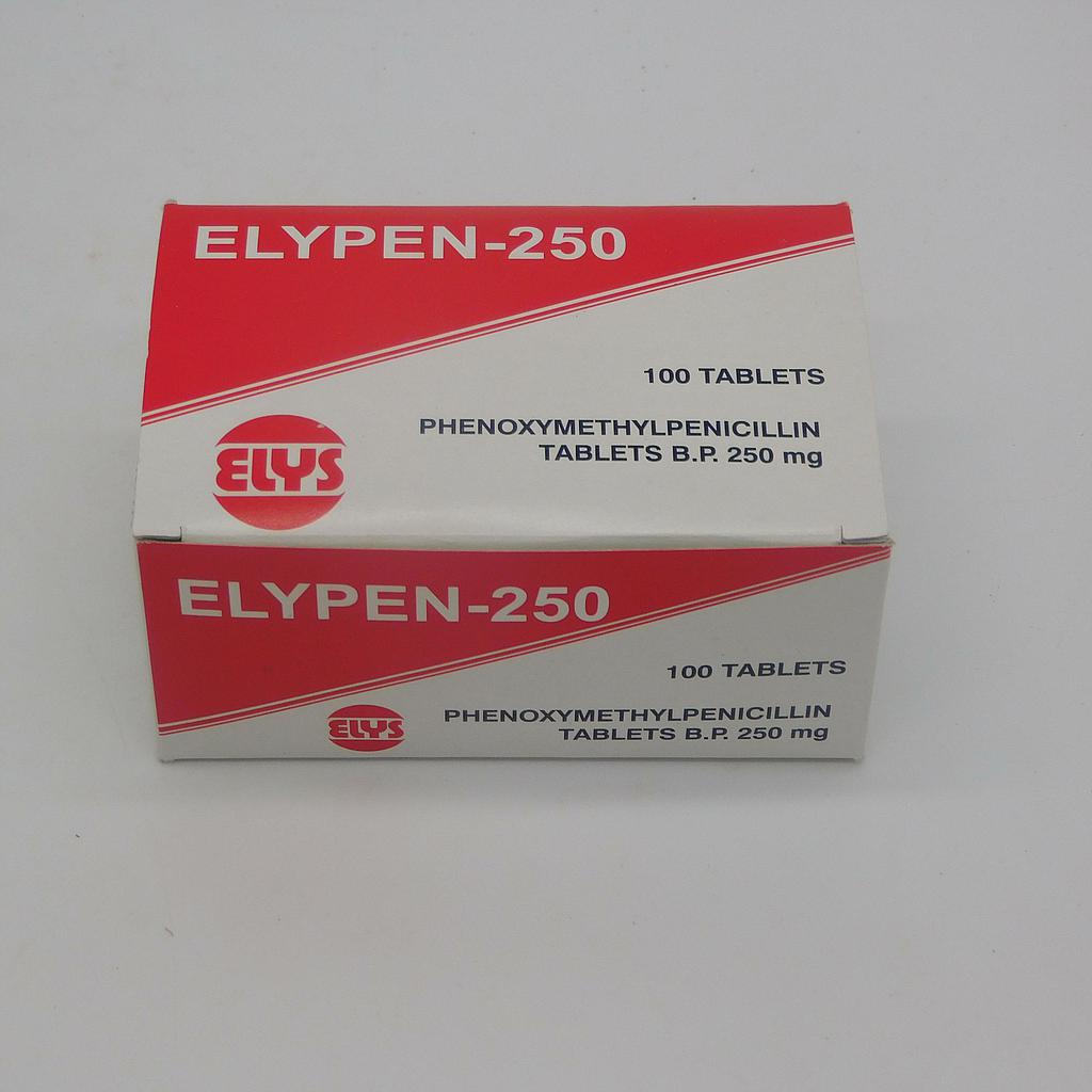 Phenoxymethyl Penicillin 250mg Tablets (Elypen)