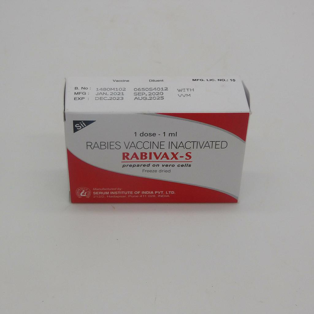 Anti Rabbies Vaccine 0.5ml Vial (Rabivax-S)