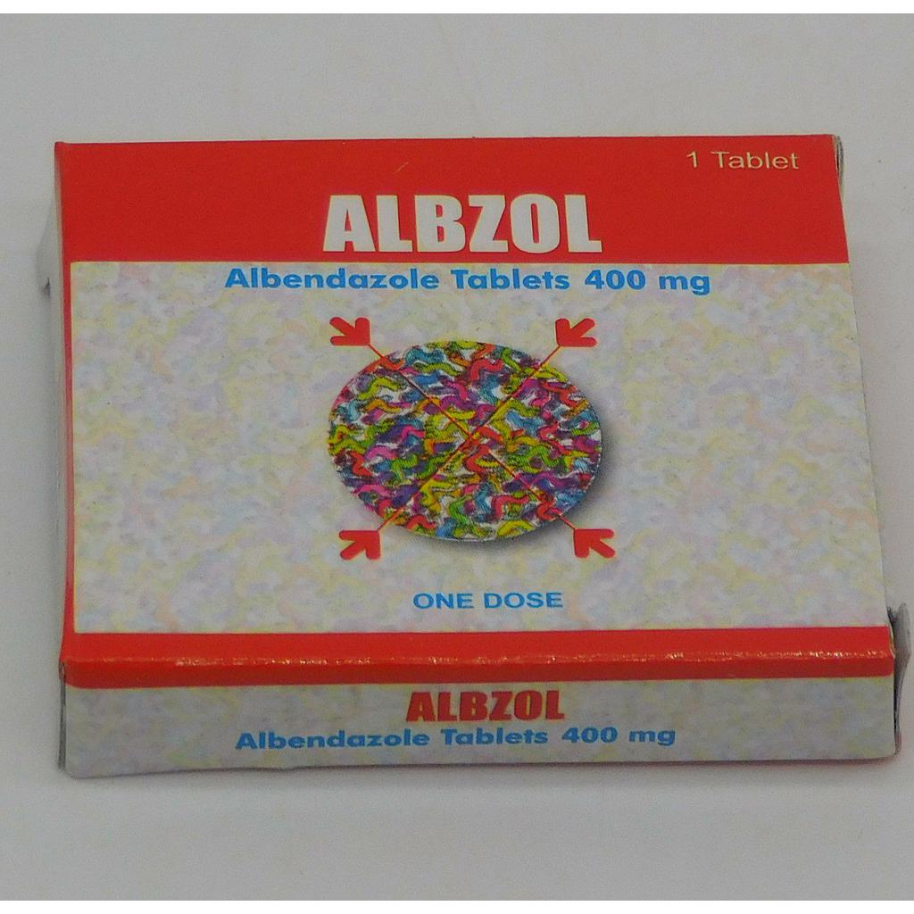Albendazole 400mg Tablets (Albzol)