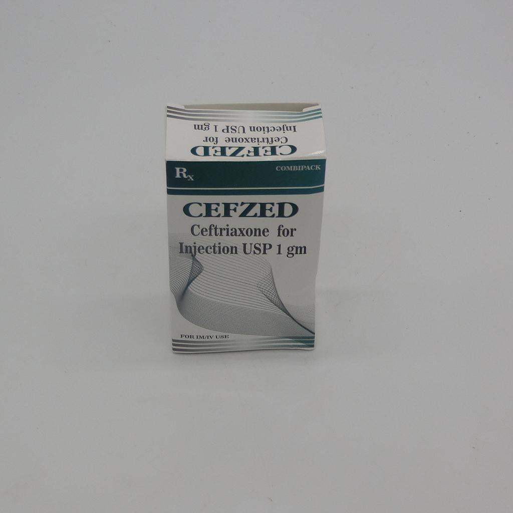 Ceftriaxone 1g Injection (Cefzed)