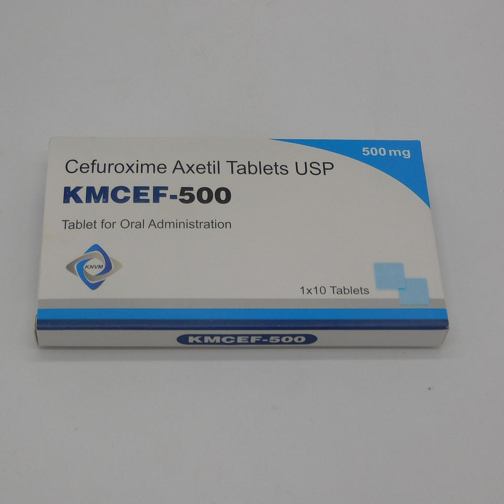Cefuroxime Axetil 500mg Tablets (KMCEF)