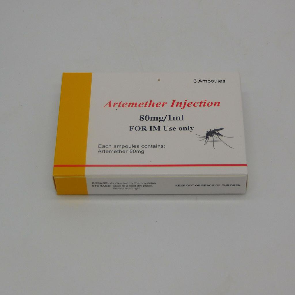 Artemether 80mg/ml Injection Ampoule (Shandong)