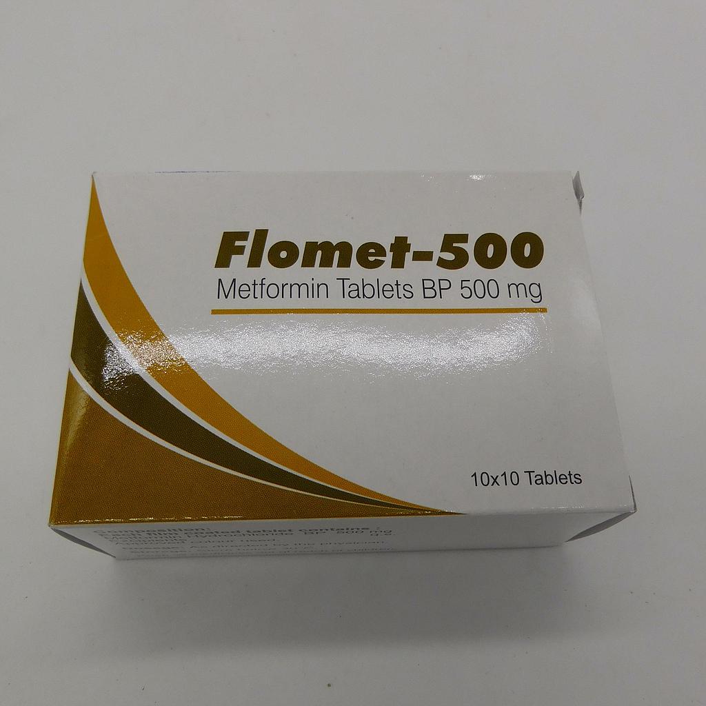 Metformin 500mg Tablets (Flomet)