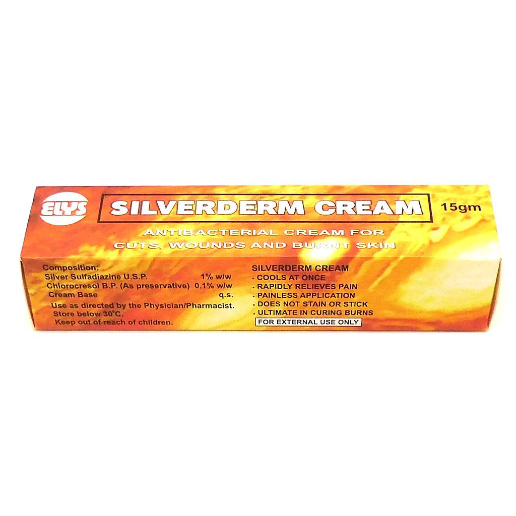 Silver Sulfadiazine Cream 15g (Silverderm)