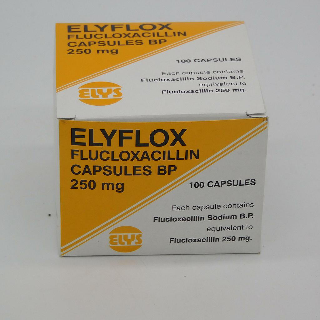 Flucloxacillin 250mg Capsules (Elyflox)