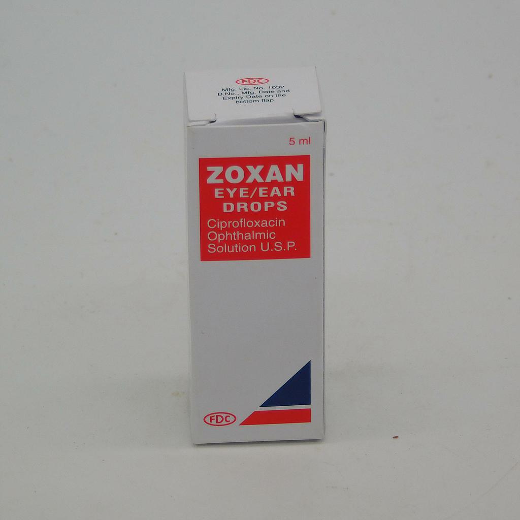 Ciprofloxacin 5ml Drops (Zoxan)