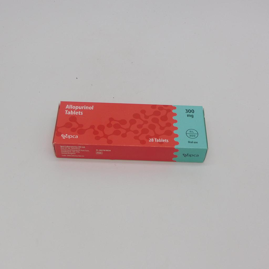 Allopurinol 300mg Tablets (Ipca)