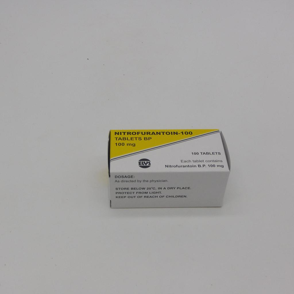 Nitrofurantoin 100mg Tablets (Elys)