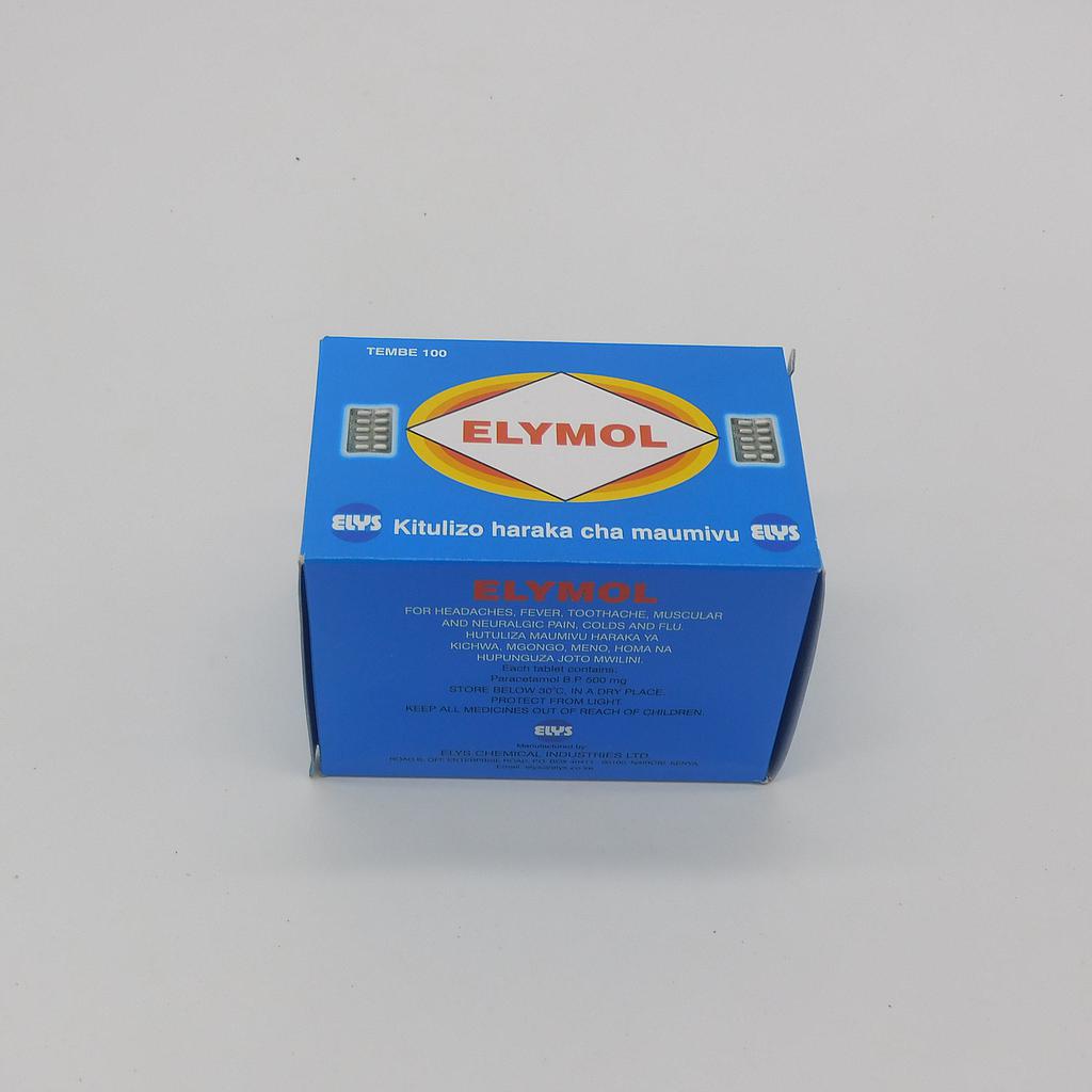 Paracetamol 500mg Tablets Blister (Elymol)