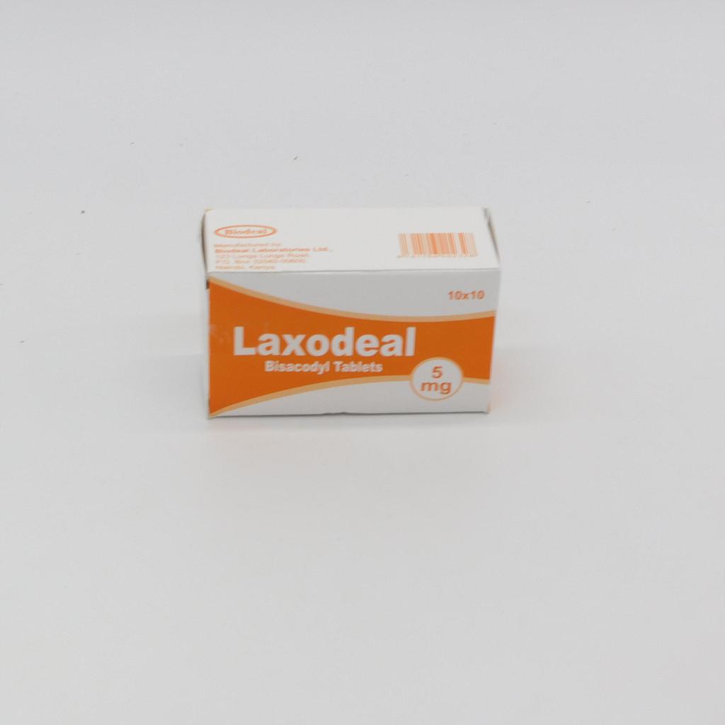 Bisacodyl 5mg Tablets (Laxodeal)