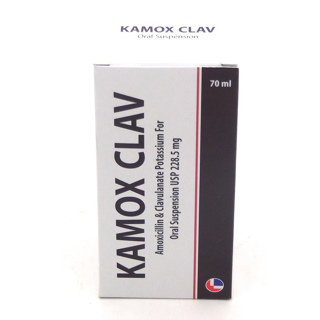 Amoxicillin/Clavulanate Potassium 228mg/5ml 70ml Syrup (Kamox Clav)