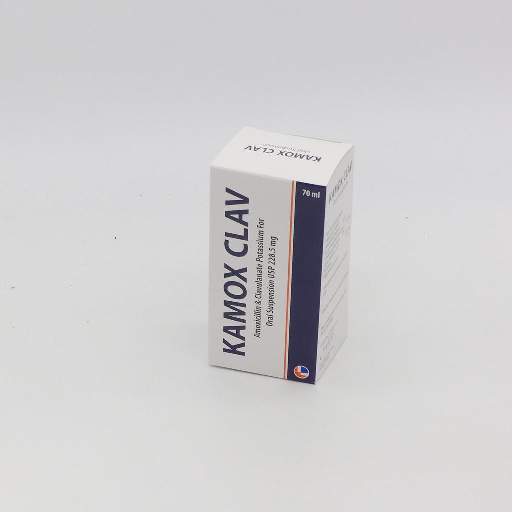 Amoxicillin/Clavulanate Potassium 228mg/5ml 70ml Syrup (Kamox Clav)