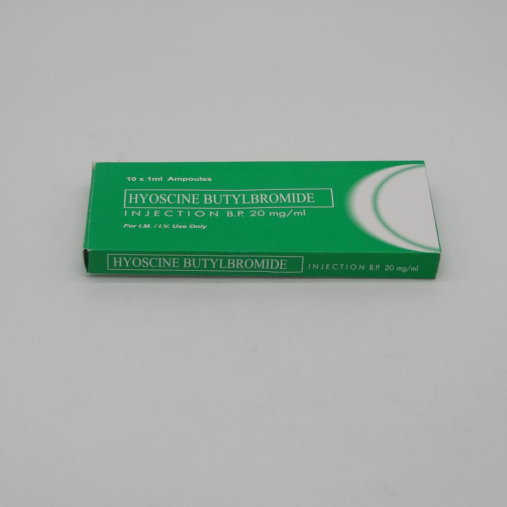 Hyoscine N-Butylbromide 20mg/1ml Injection Ampoule (Laborate)