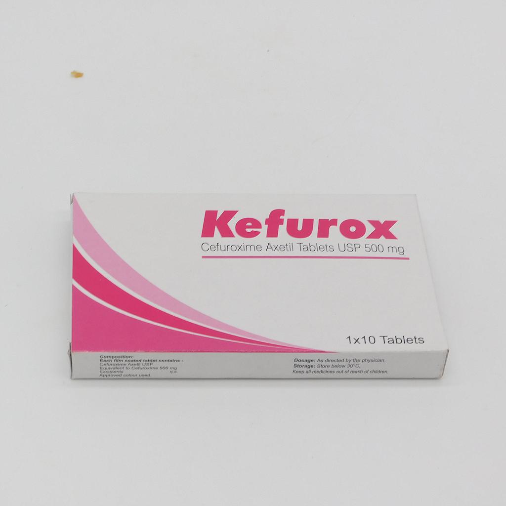 Cefuroxime Axetil 500mg Tablets (Kefurox)
