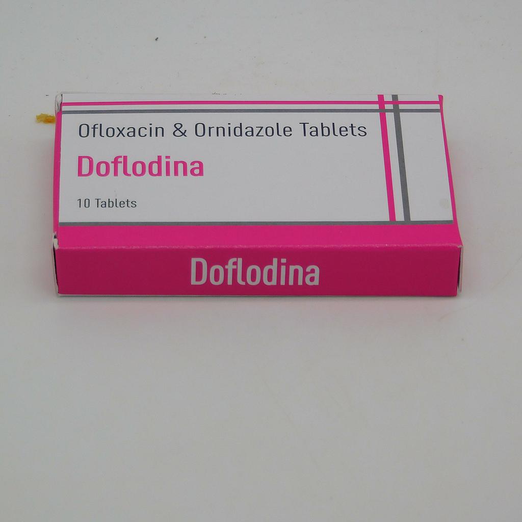 Ofloxacin 200mg/Ornidazole 500mg Tablets (Doflodina)