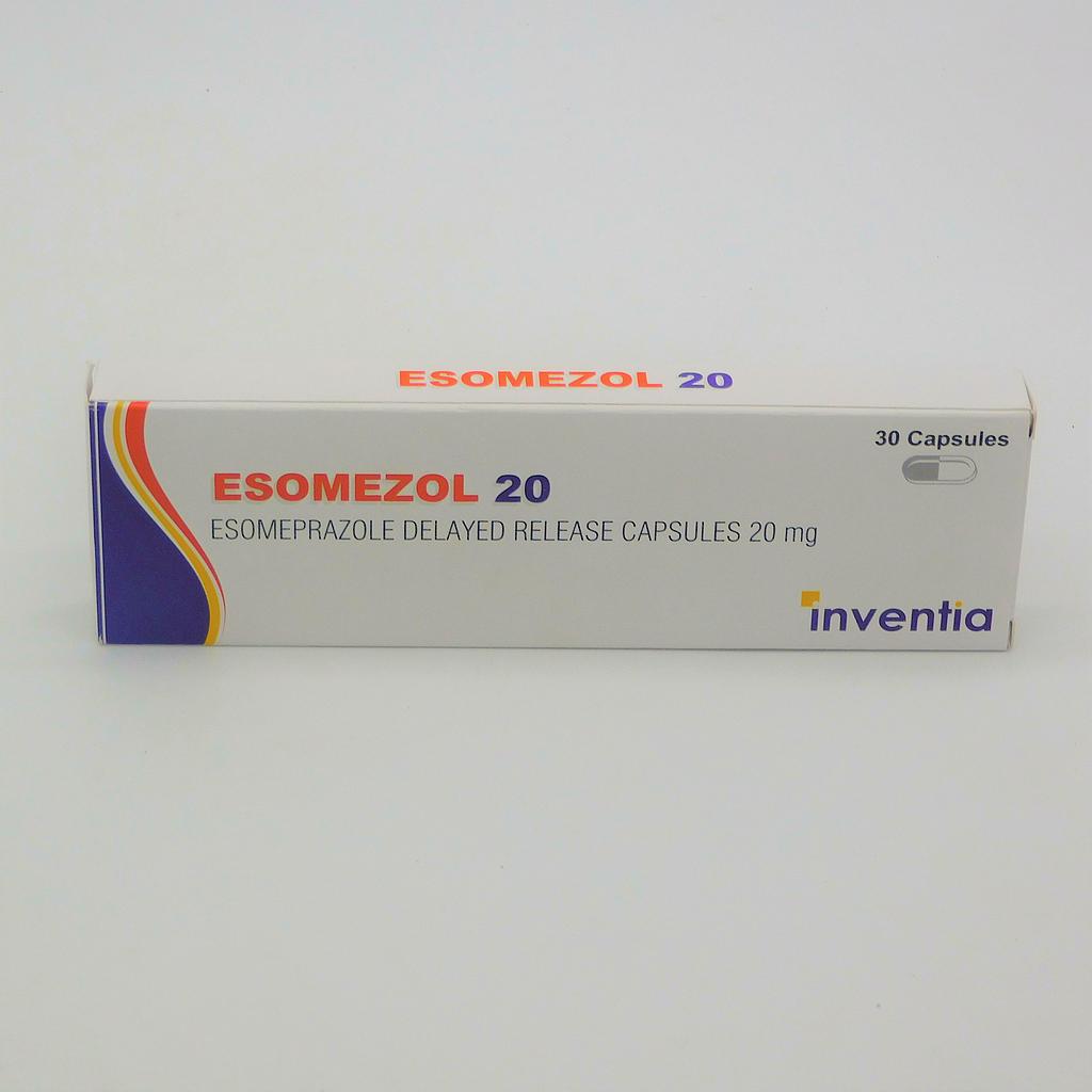 Esomeprazole 20mg Capsules (Esomezol 20)