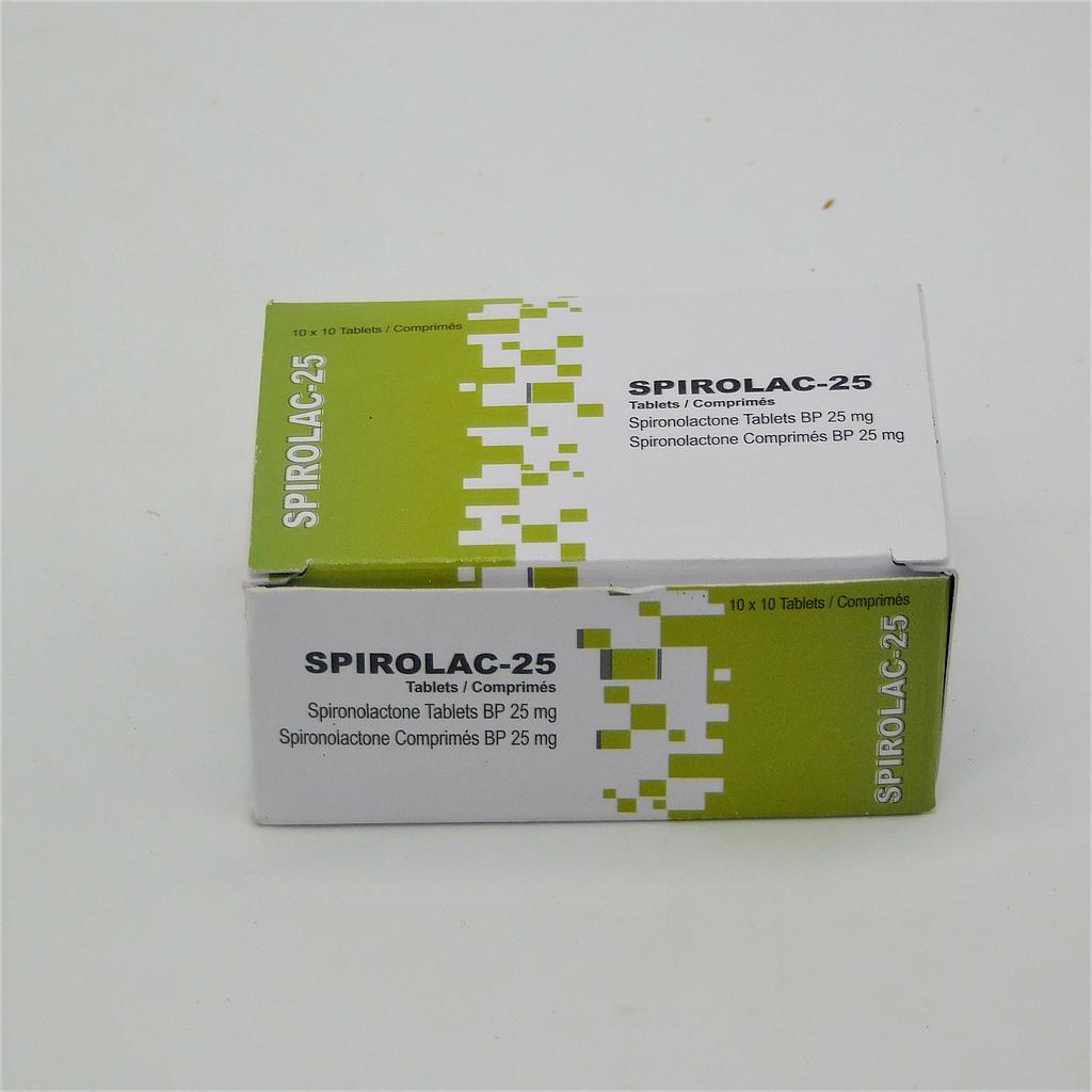 Spironolactone 25mg Tablets (Spirolac)