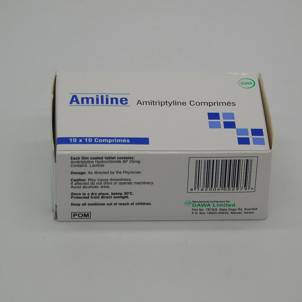 Amitriptyline 25mg Tablets (Amiline)