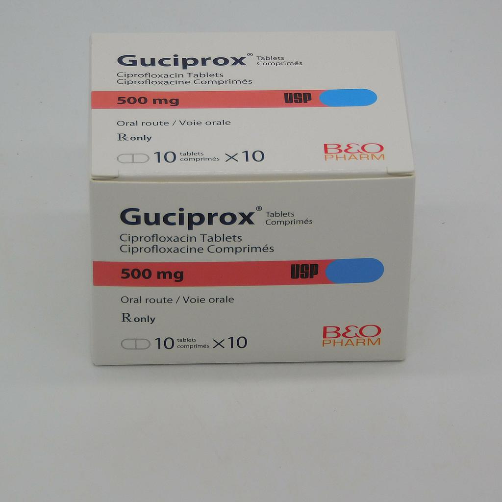 Ciprofloxacin 500mg Tablets (Guciprox)