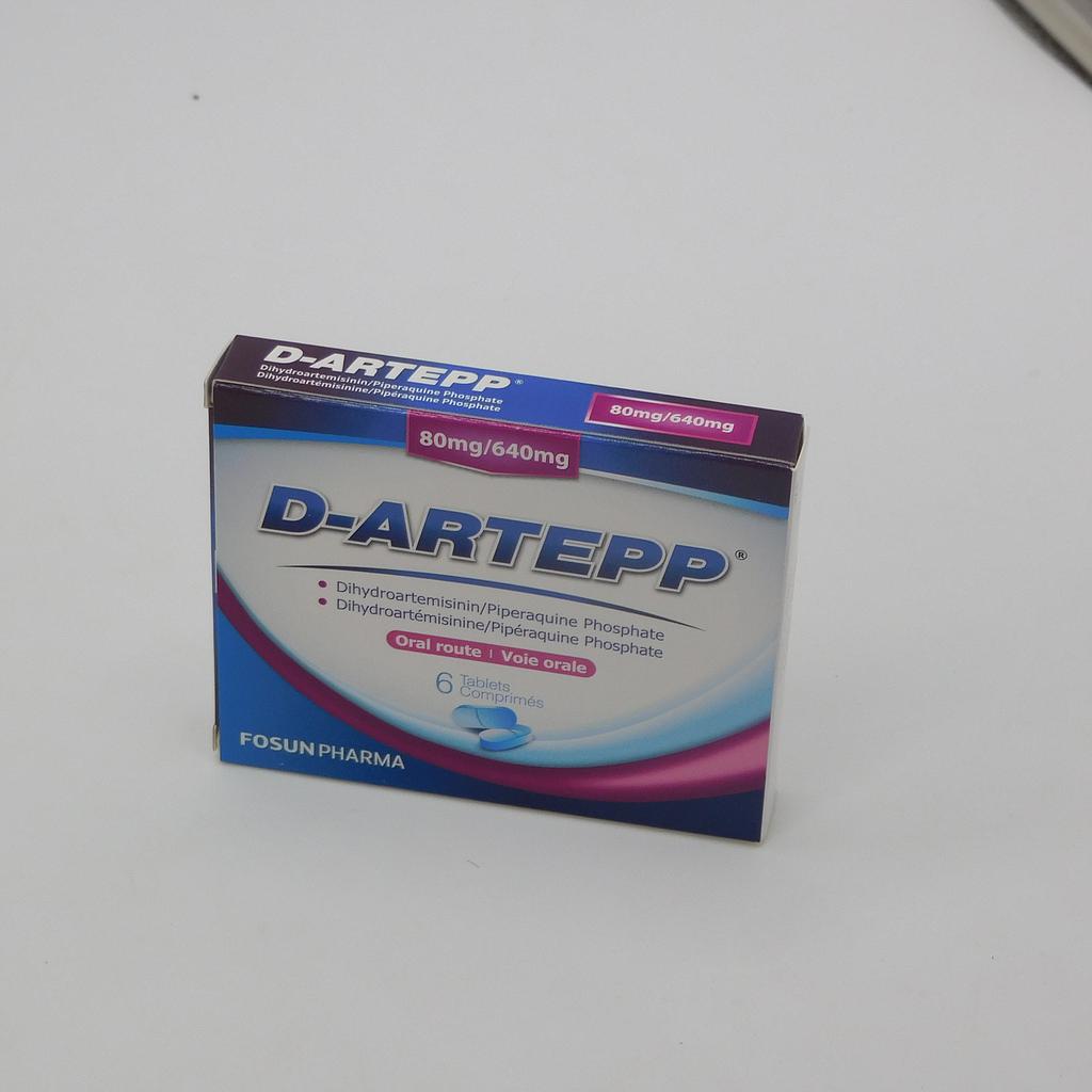 Dihydroartemisinin/Piperaquine Phosphate 80mg/640mg Tablets (D-ARTEPP)