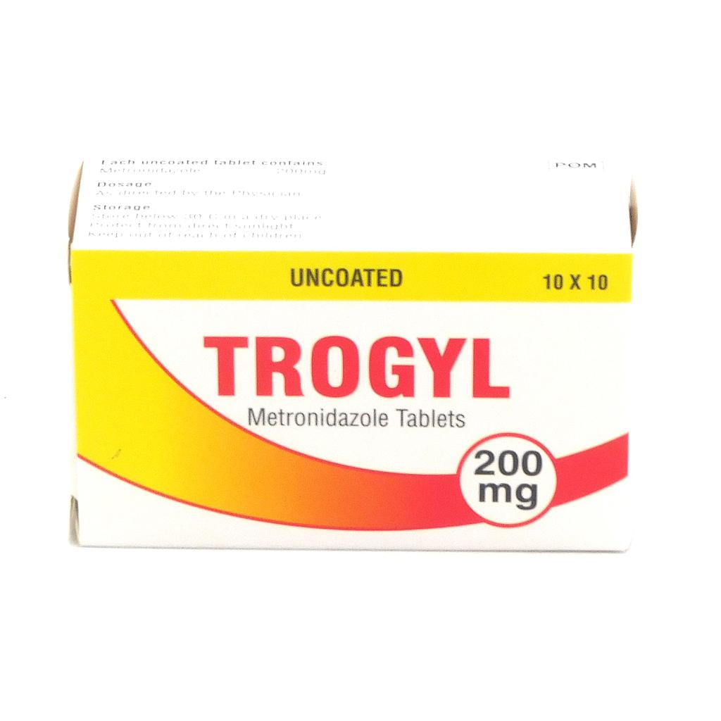 Metronidazole 200mg Tablets Blister (Trogyl)