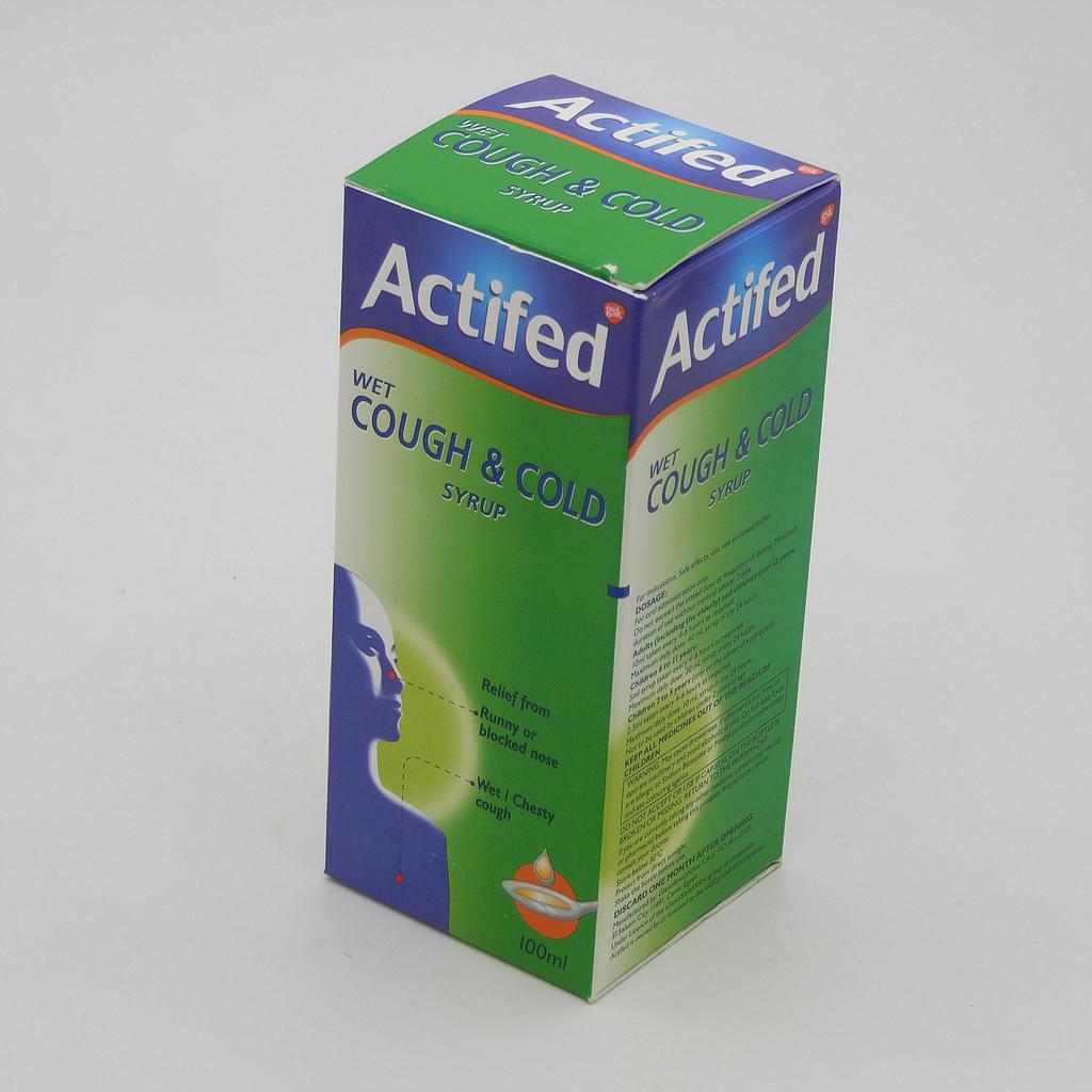 Chlorpheniramine/Phenylephrine 4/10mg 100ml Syrup (Actifed)