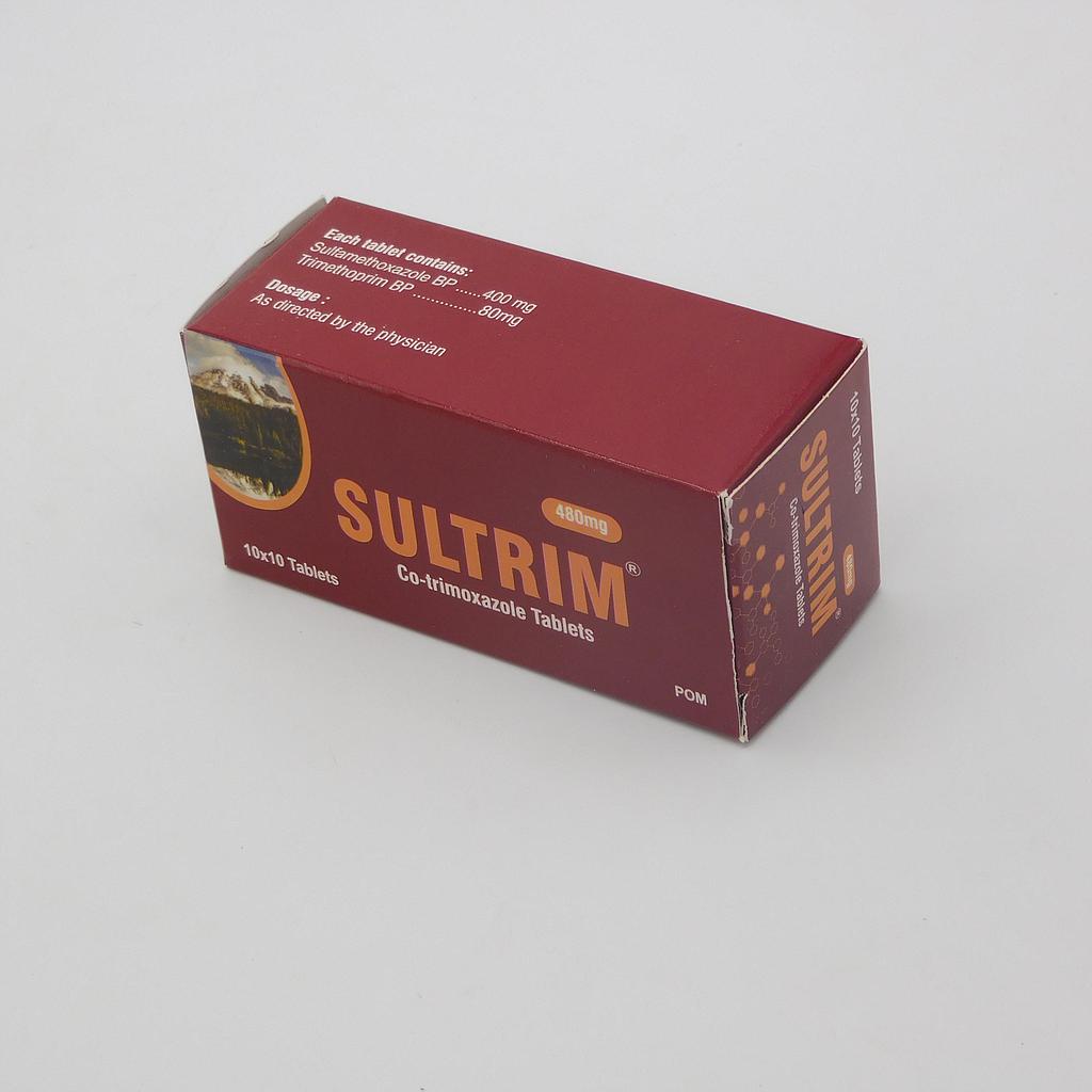 Co-Trimoxazole 400/80mg Tablets Blister (Sultrim)