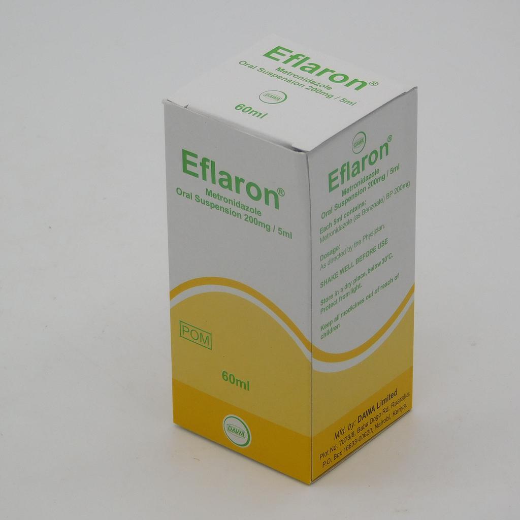 Metronidazole 60ml Suspension (Eflaron)