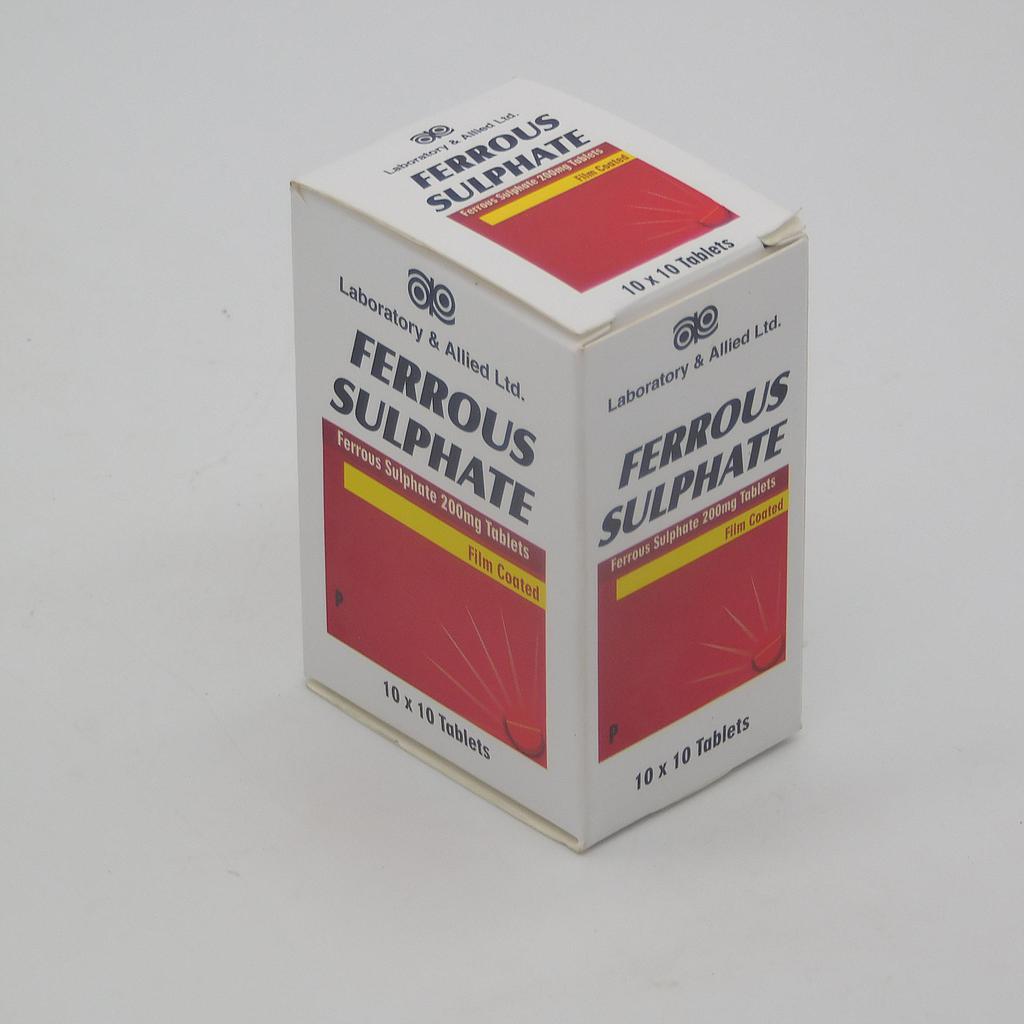 Ferrous Sulphate 200mg Tablets (Lab and Allied)