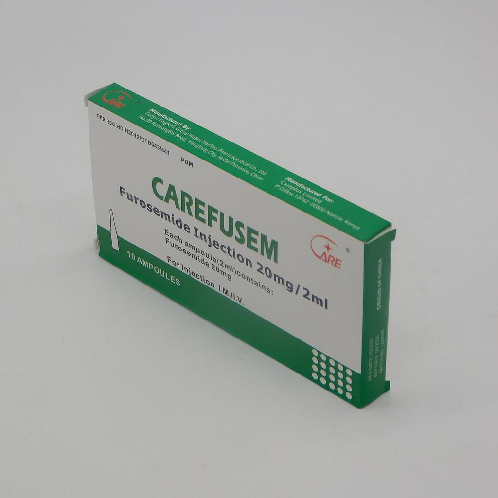 Furosemide 20mg/2ml Injection (Carefusem)