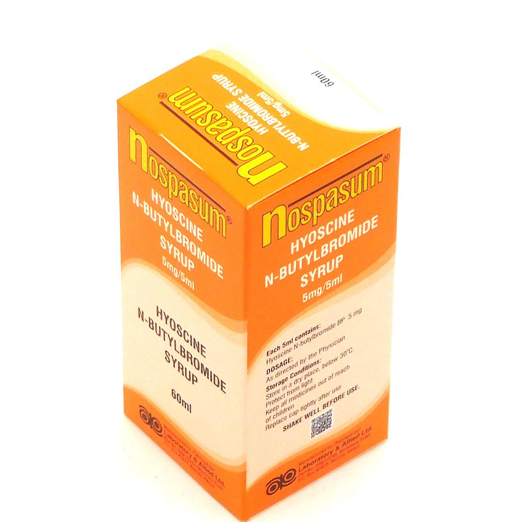 Hyoscine N-Butylbromide 60ml (Nospasum)