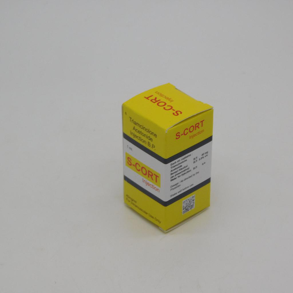 Triamcinolone Acetonide 40mg/ml Injection (S-Cort)