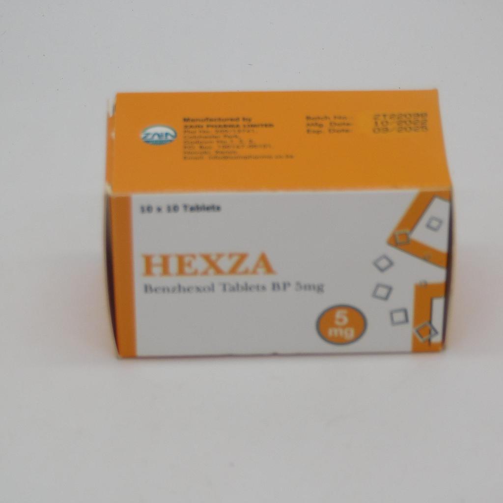 Benzhexol 5mg Tablets (Hexza)