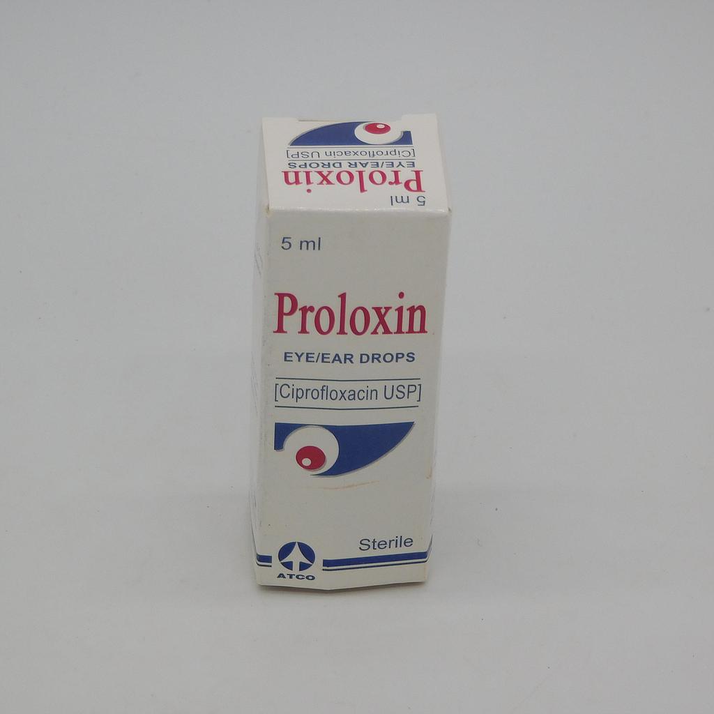 Ciprofloxacin 5ml Drops (Proloxin)