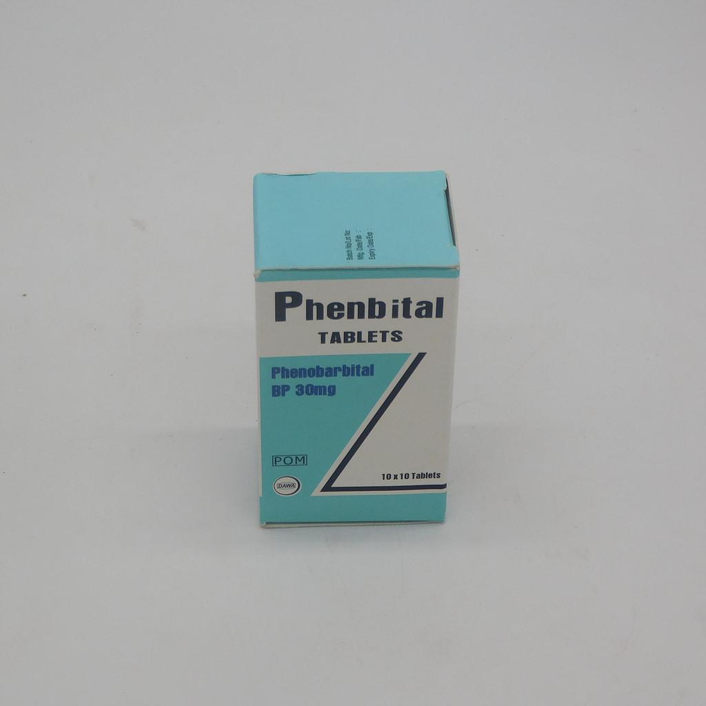 Phenobarbital 30mg Tablets Blister (Phenbital)