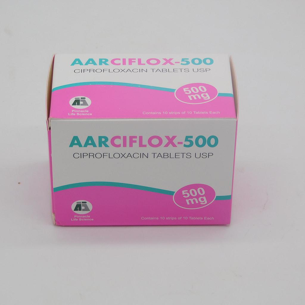 Ciprofloxacin 500mg Tablets (Aarciflox-500)