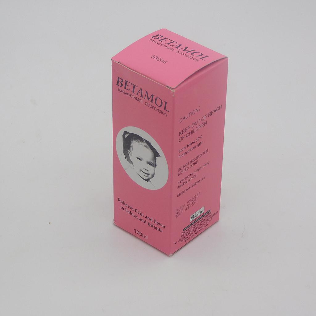 Paracetamol Suspension 100ml (Betamol)