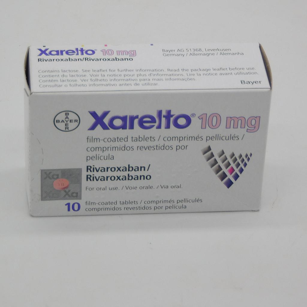 Rivaroxaban 10mg Tablets (Xarelto)