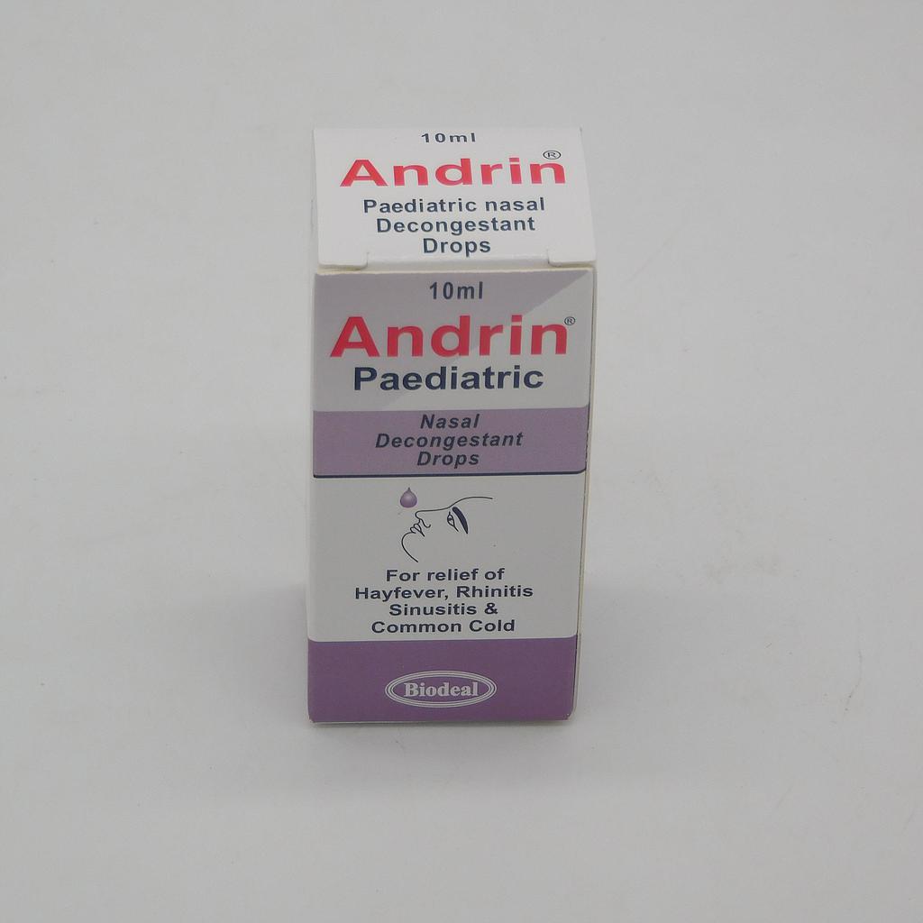 Ephedrine Paediatric Nasal Drops 10ml (Andrin)