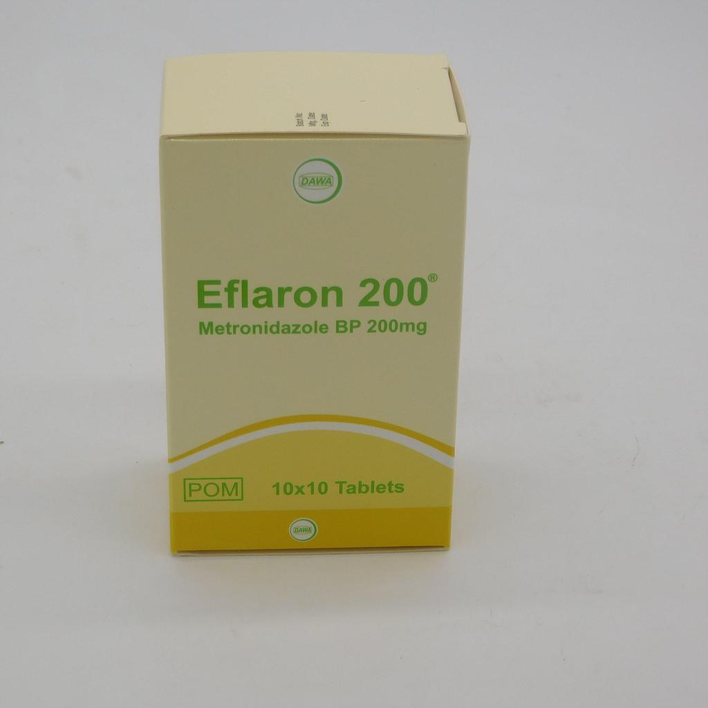 Metronidazole 200mg Tablets Blister (Eflaron)