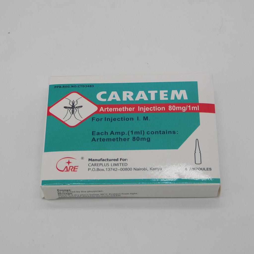 Artemether 80mg/ml Injection Ampoule (Caratem)