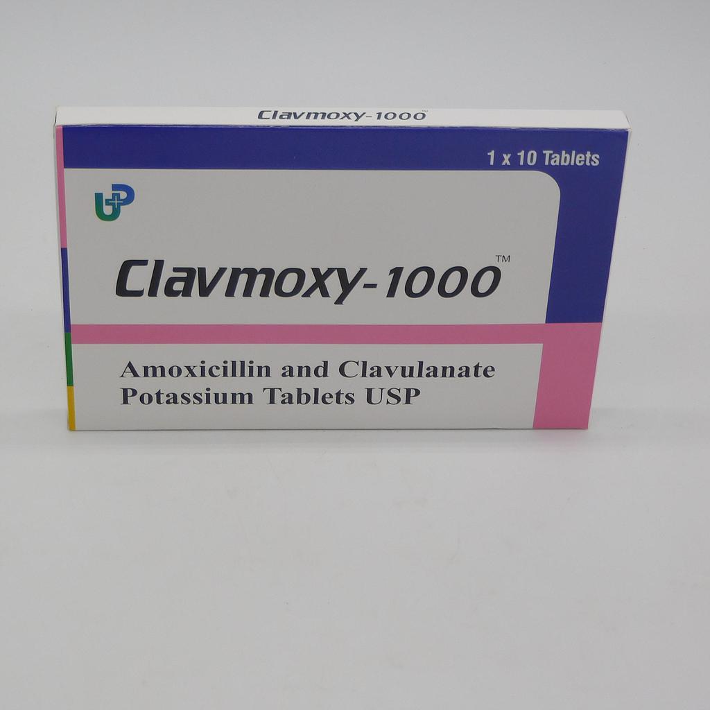 Amoxicillin/Clavulanate Potassium 1g Tablets (Clavmoxy)