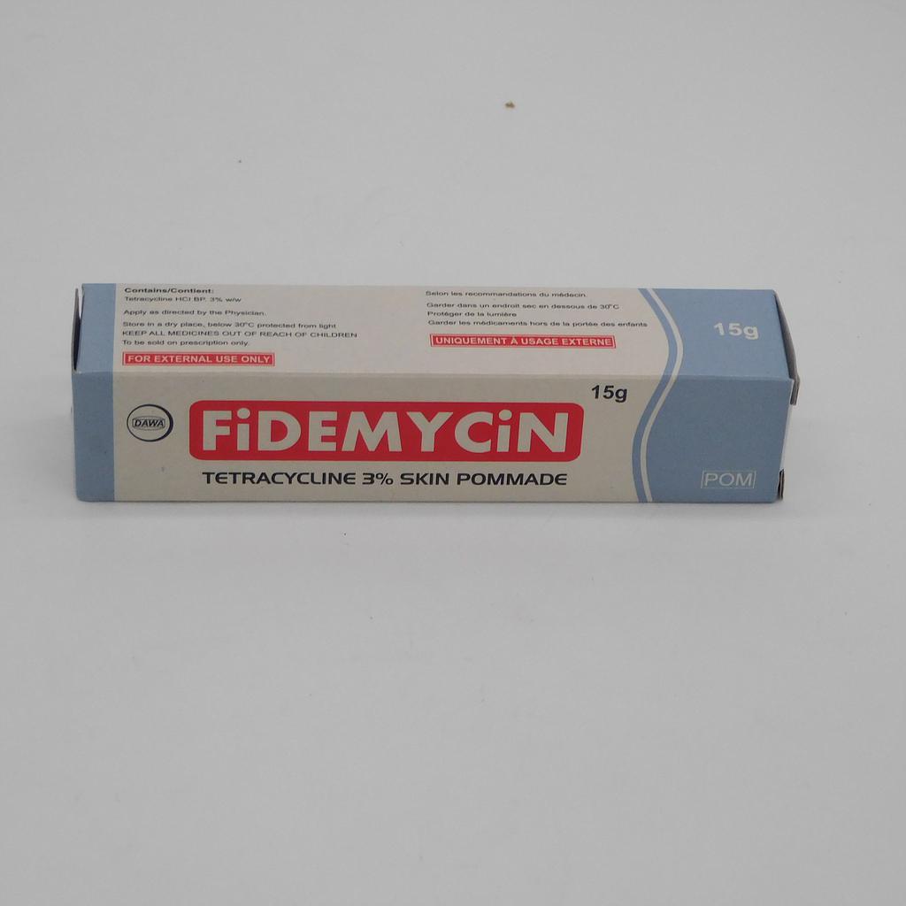 Tetracycline Skin Ointment 15g (Fidemycin)